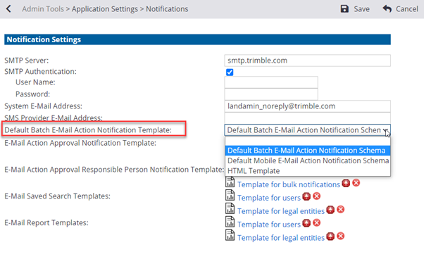 User Notification Templates