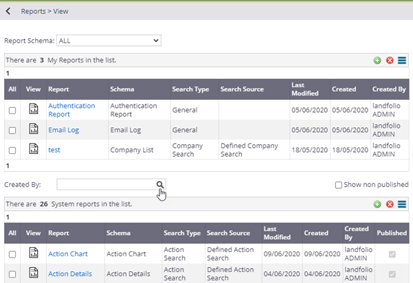 Viewing, Editing and Deleting Reports